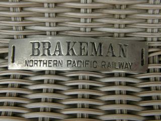 Northern Pacific Railroad Brakeman Hat Badge Northwestern Stamp St Paul Mn