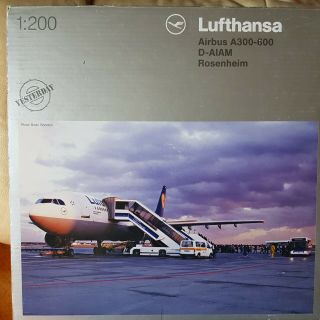 Herpa 1:200 Scale Lufthansa Airbus A300 - 600 Box No 554756