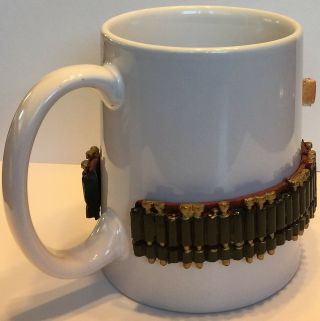 Texas Ranger Hall Of Fame Coffe Cup Waco,  TX 3 - D With Pistol and Belt 3
