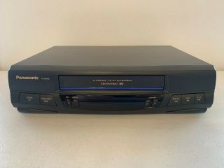 Panasonic Pv - 9455s Vhs Vcr Video Cassette Recorder Player 4 Head Hi - Fi Stereo