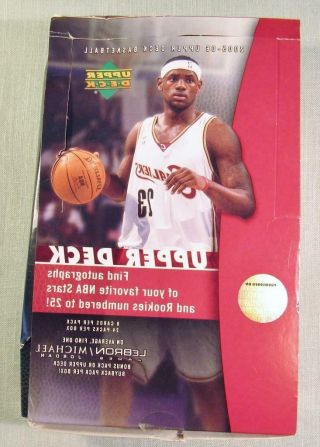 Upper Deck,  2005 - 06,  Basketball Box With 24 Factory Packs - 192 Cards