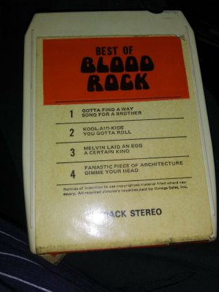 Vintage - 8 Track - The Best Of Bloodrock -