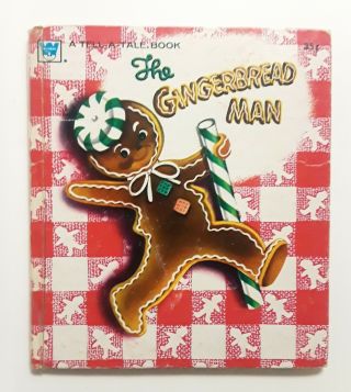 Vintage 1953 The Gingerbread Man Picture Book Whitman Tell - A - Tales Great Cond