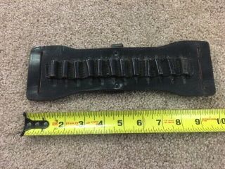 Vintage Antique Leather Cartridge Belt Shell Holder