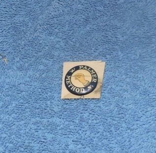 Vintage " Palmer Method " (early Writing Style) Lapel Pin