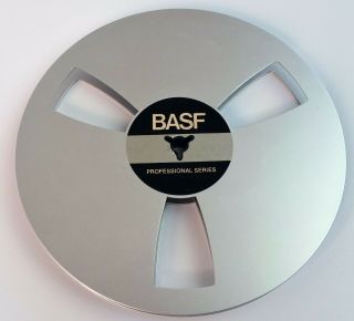 One 7 - Inch Metal Take Up Reel Basf Professional Empty Reel To Reel 1/4 Inch Tape