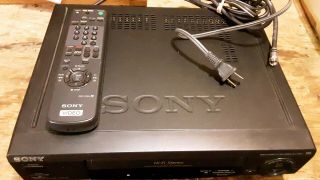 Sony Slv - 678hf Vcr Vhs Player 4 Head Hi - Fi Stereo No Remote,  Vhs Tape Player