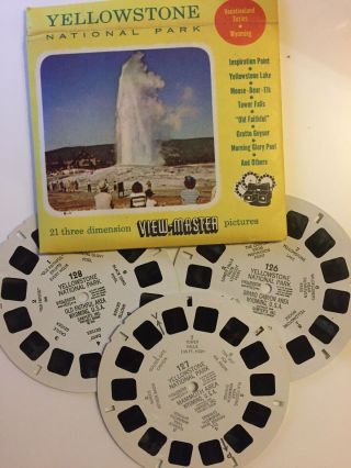 Vintage View - Master Yellowstone Park 1948 Vacationland Series 3 Reel Package