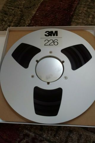 Scotch 3m 226 Mastering Tape Reel To Reel Metal Reels