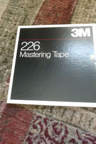 Scotch 3M 226 Mastering Tape Reel to Reel metal reels 2
