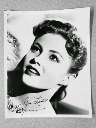 Joan Leslie Rare Gorgeous Signed Vintage 8x10 Photo,  Actress & Dancer