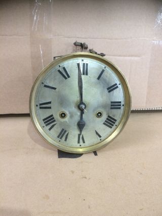 Vintage Clock Mechanism Spares Or Repairs