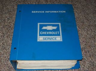 1984 Chevrolet Gm Caprice,  Impala,  Monte Carlo,  El Camino Assembly Instrctions