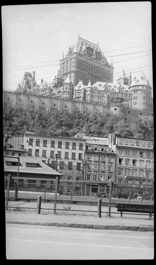 Bb1 X Vintage Amateur Negative To Make Photo From - Quebec Canada Buildings