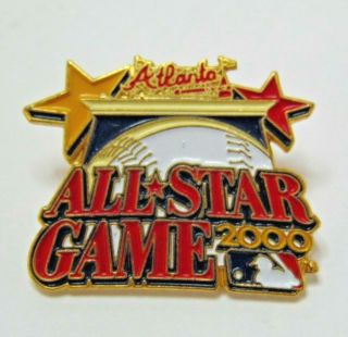 Atlanta All Star Game 2000 Baseball Pin Tie Tac Braves 71st Playing Turner Field