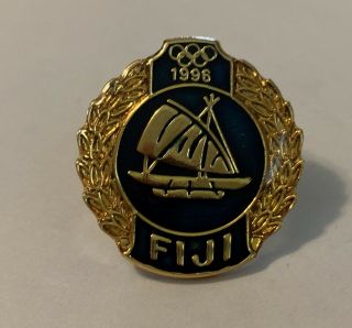 Fiji Atlanta 1996 National Olympic Committee Noc Pin