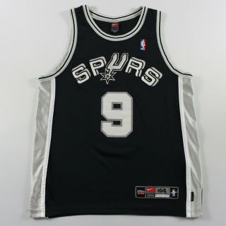 Authentic Tony Parker 44 Large Nike San Antonio Spurs Jersey Dri Fit