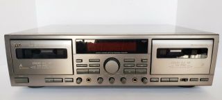 Jvc Td - W709 Stereo Double Cassette Tape Deck Player