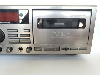 JVC TD - W709 Stereo Double Cassette Tape Deck Player 3