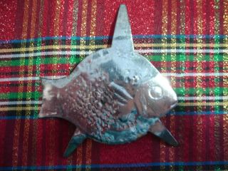 Vintage Metal Trap Pan Sunfish Decoy Lure Trapping