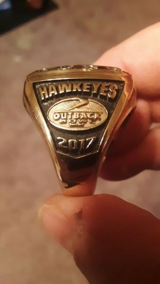 Iowa Hawkeye Football Bowl Ring 2