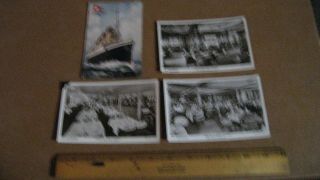 White Star Line Olympic Post Cards 1 Exterior & 3 Interior Cyber Monday