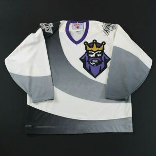 Authentic Los Angeles Kings Xl Jersey Burger King 1995 - 96 Ccm Gretzky