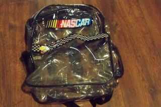 Nascar Vintage Raceway Clear Backpack Bag 11440