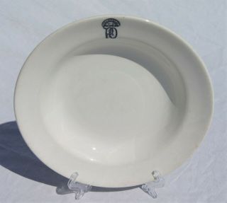 P&o Line Rms Viceroy Of India / Strathnaver - Era 2nd - Class Soup Bowl