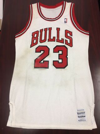 Michael Jordan Chicago Bulls Jersey By Sand - Knit Macgregor 80s Nba