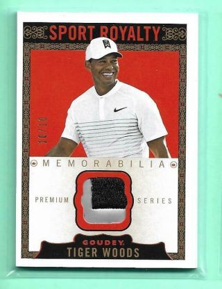 Tiger Woods Sport Royalty Premium Patch 10/10 2018 Goodwin Champions