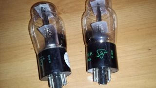 1950s WELL BALANCE CLOSELY Matched Pair SYLVANIA 5V4G GZ32 TUBE TV - 7 3