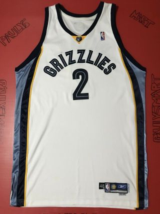 Authentic Jason Williams Memphis Grizzlies Game Worn Jersey Procut Kings 48