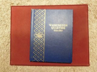 Vintage Whitman Coin Album - Washington Quarters 1932 - 1964 Complete 9418