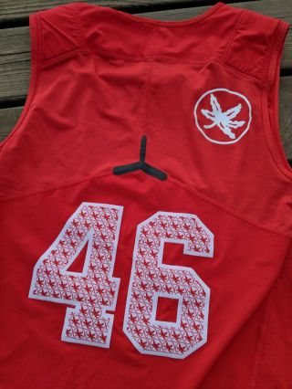 Ohio State Buckeyes Football Team Issued Padded practice undershirt XL Nike 2