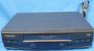 Panasonic Pv - V4520 Vhs Vcr Video Cassette Tape Player Black 120v Ac Recorder