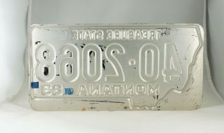 1965 - 1967 Montana Passenger License Plates - Three Year Run 3