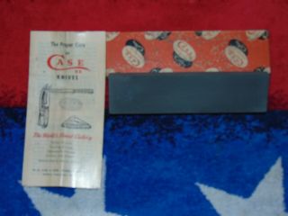 Vintage Case Xx Usa 1960s 6 Inch Sharpening Stone / Die Stone Box Intact
