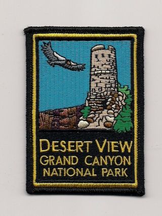 Desert View Grand Canyon National Park Souvenir Arizona Patch