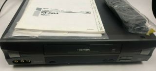 Toshiba M - 684 Vhs Vcr Video Cassette Player Recorder W/ Remote