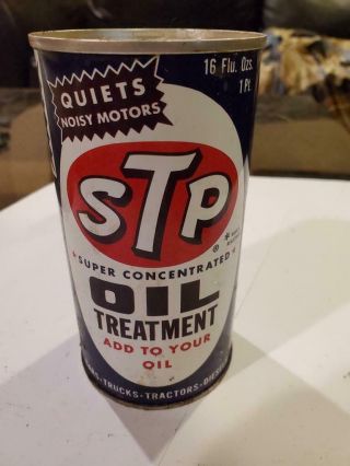 Vintage Collectible Oil Can Stp Oil Treatment
