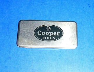 Vintage Barlow Advertising Pocket Knife & Nail File Fm " Cooper Tires "