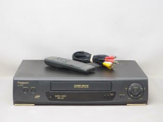 Panasonic Ag - 1330p Vcr Vhs Player/recorder Remote Great