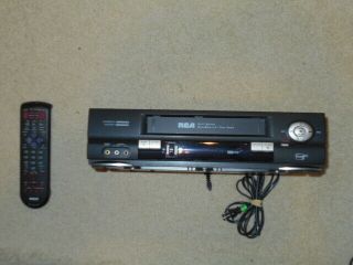 Rca Vr646hf Stereo Vhs Vcr Video Cassette Recorder Player - - W/remote