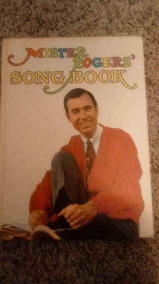 Mister Rogers’ Song Book Vintage Hard Cover 1970