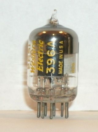 2C51 / 396A: (1) NOS Western Electric Vacuum Tube - Tests Very Good 2