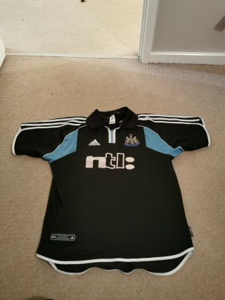 Vintage Newcastle United Away Shirt Adult Size Medium 2000/2001 Ntl Adidas