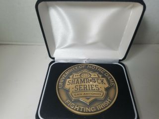 2016 Notre Dame Football Shamrock Series Commemorative Medallion