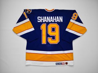 1991 - 92 St Louis Blues Brendan Shanahan Authentic Ccm Jersey Team Issued