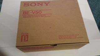 Sony Betamax Be - V50 Rewinder Eraser,  Made In Japan